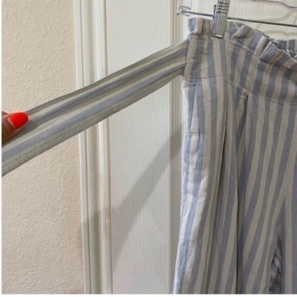 Madewell wide leg linen blend high waisted pants - Picture 4 of 8